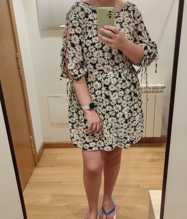 Vestido con pantalón Mango