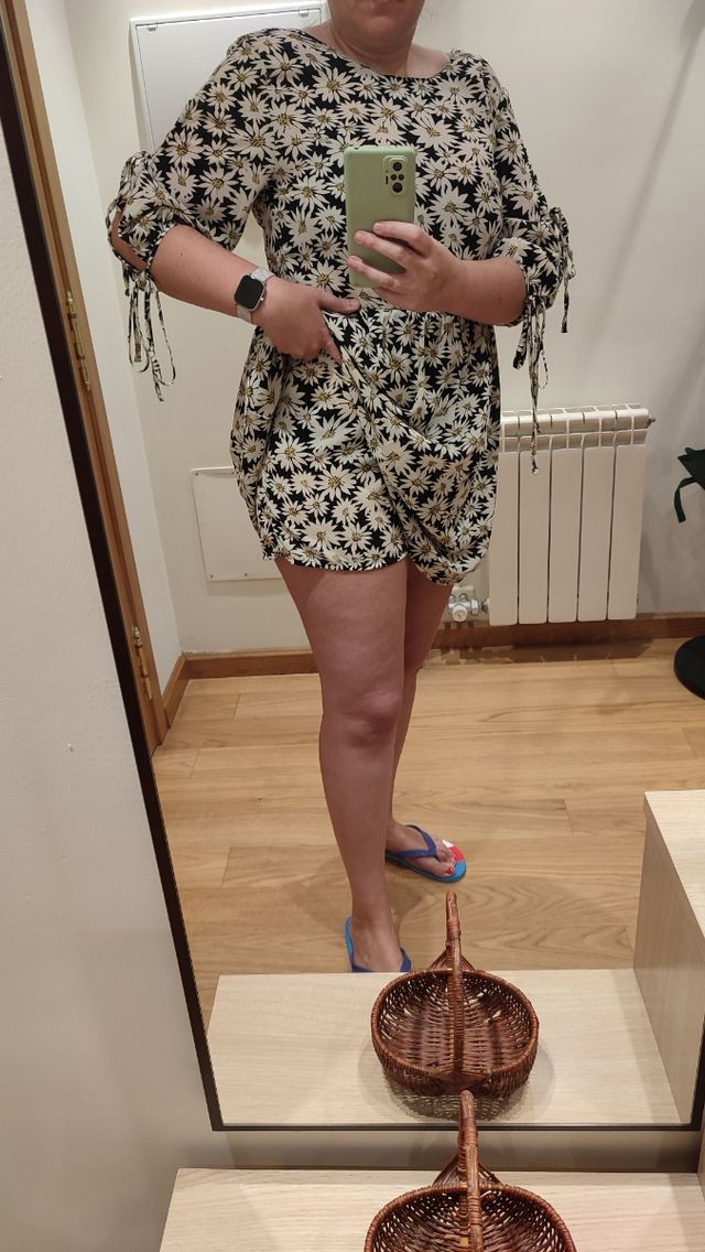 Vestido con pantalón Mango