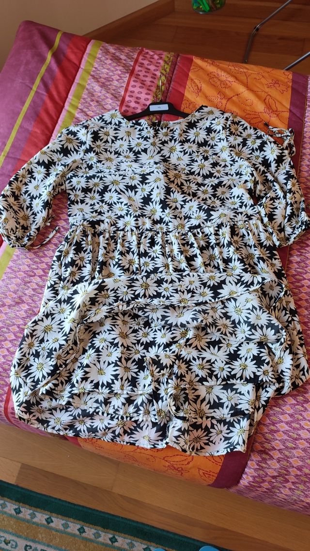 Vestido con pantalón Mango