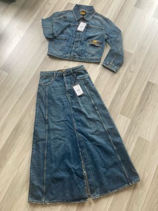 Conjunto denim Lee colaboracion Pull&Bear