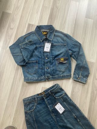 Conjunto denim Lee colaboracion Pull&Bear