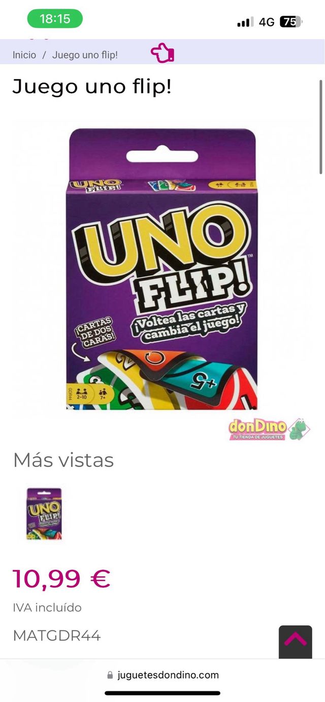 Juego UNO FLIP
