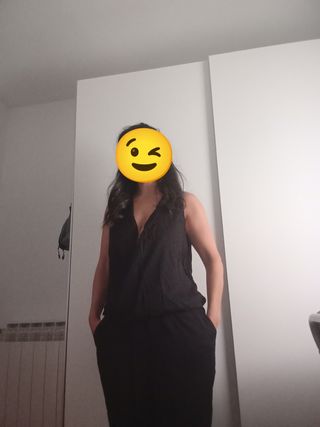 Mono negro bolsillos. Sinty.36/S