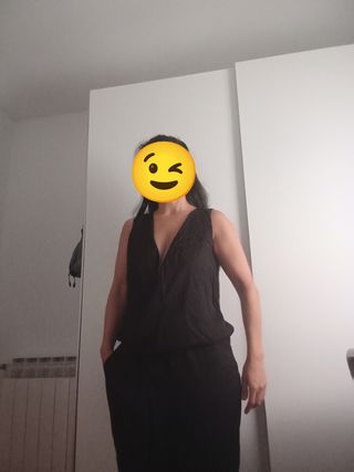 Mono negro bolsillos. Sinty.36/S