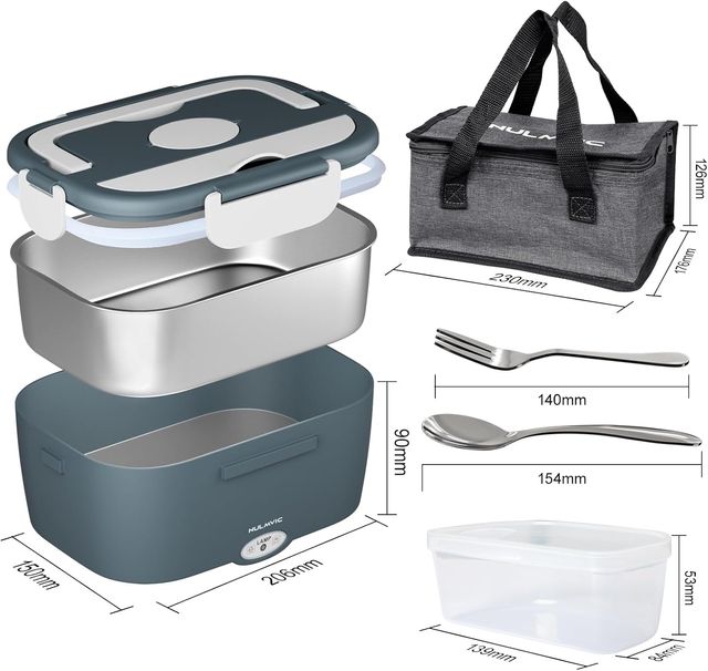 Recipiente comida calefactable