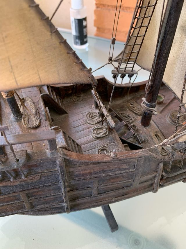 Maqueta barco Nao s.XV-XVI