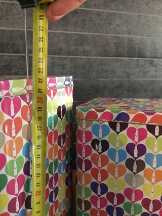 Latas metalicas (juego de 2)