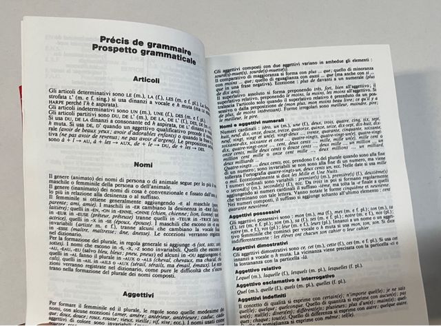 FRANÇAIS ITALIEN Diccionario Francés Italiano