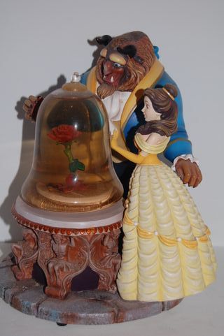 Snowglobe Carillon Musicale la Bella e La Bestia