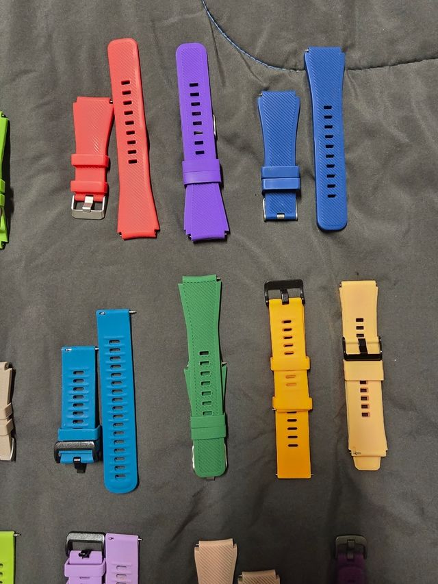 22 cinturini in silicone taglia da 22mm