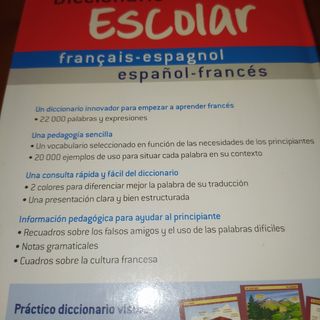 Diccionario escolar español-francés