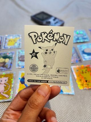 Cromo de Brock S27 - album Pokemon 1999
