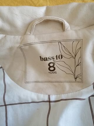 Nueva Chaqueta piel cuero niña