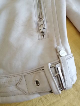 Nueva Chaqueta piel cuero niña