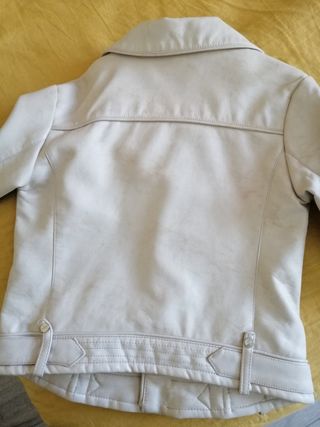 Nueva Chaqueta piel cuero niña