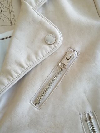 Nueva Chaqueta piel cuero niña
