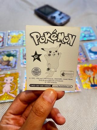 Cromo de Gary S31 - album Pokemon 1999
