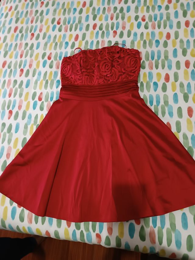 Vestido rojo evento cóctel