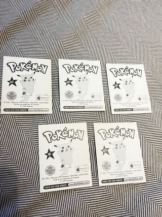 Lote de cromos - album Pokemon 1999