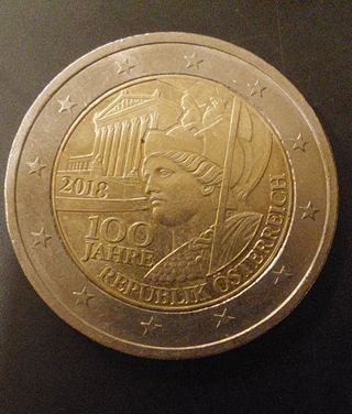 2 euro COMMEMORATIVI AUSTRIA 2018