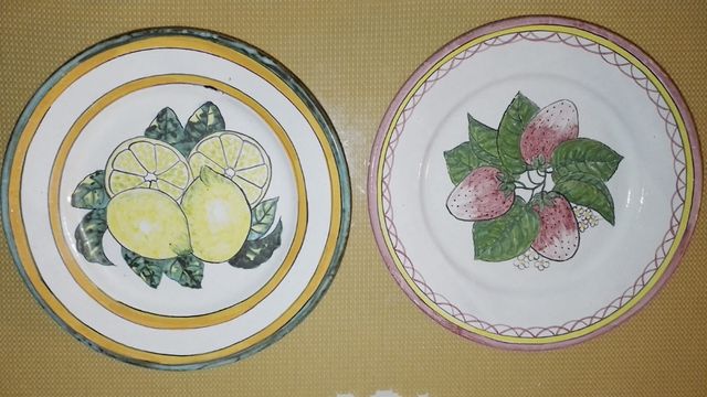 Conjunto de placas cerâmicas suspensas