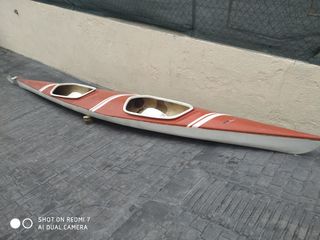 Piragua de fibra de dos plazas aceptó cambió