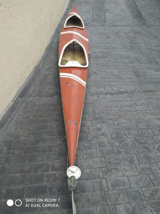 Piragua de fibra de dos plazas aceptó cambió