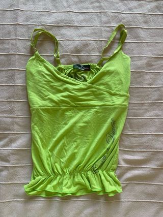 Vintage glam y2k urban brat top