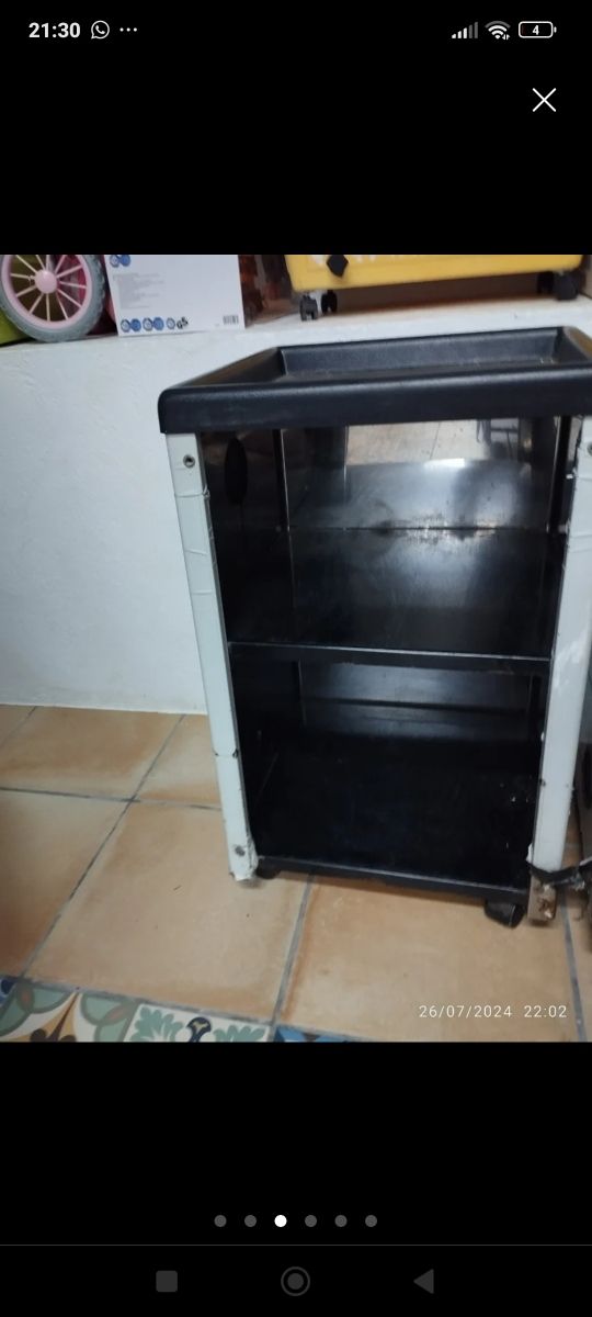 Carrito auxiliar. Una unidad disponible.