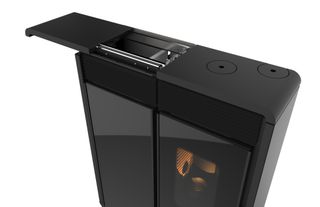 Estufa de pellets pasillo FEBE 14kW🪵🔥