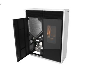 Estufa de pellets pasillo FEBE 14kW🪵🔥