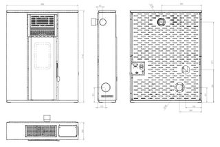 Estufa pellet pasillo HESTIA 12kw🔥🪵