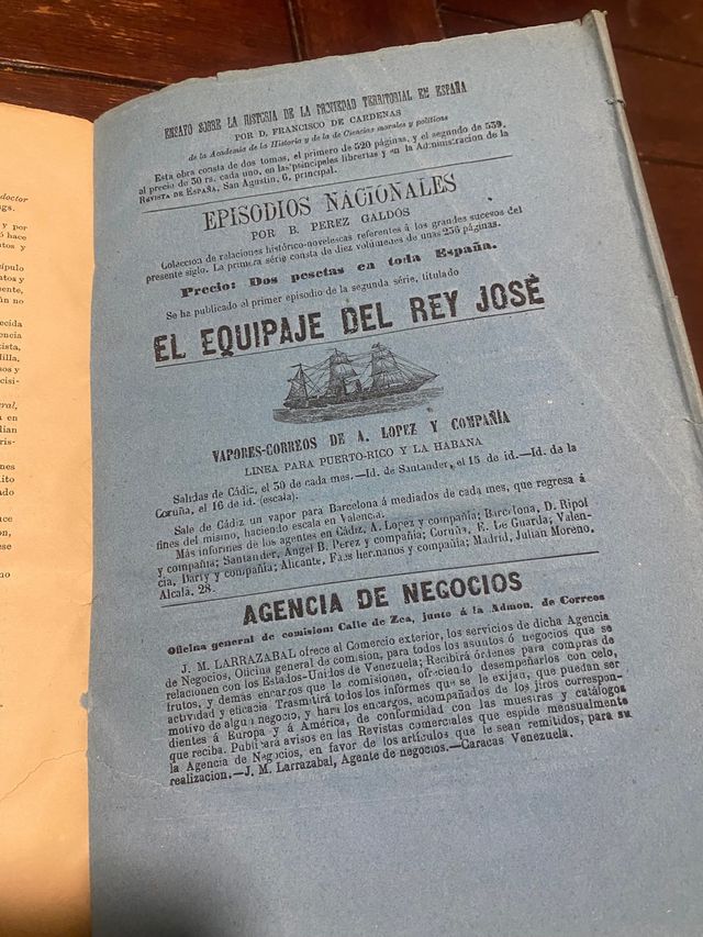 Revista antigua 1875