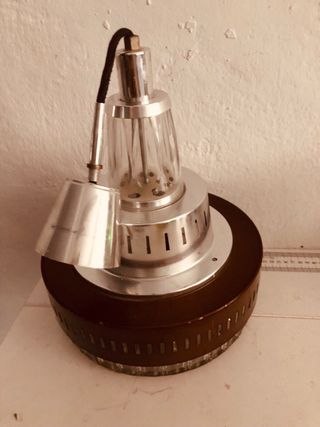 lampara vintage cristal original