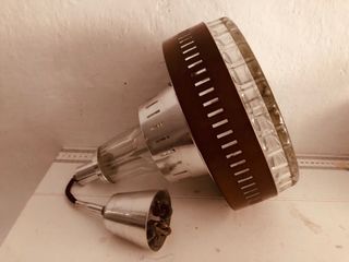 lampara vintage cristal original