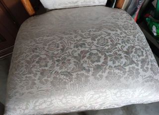 2 Poltrone e poggiapiedi vintage