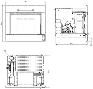 ¡Inset de pellet DIONE 11kW!