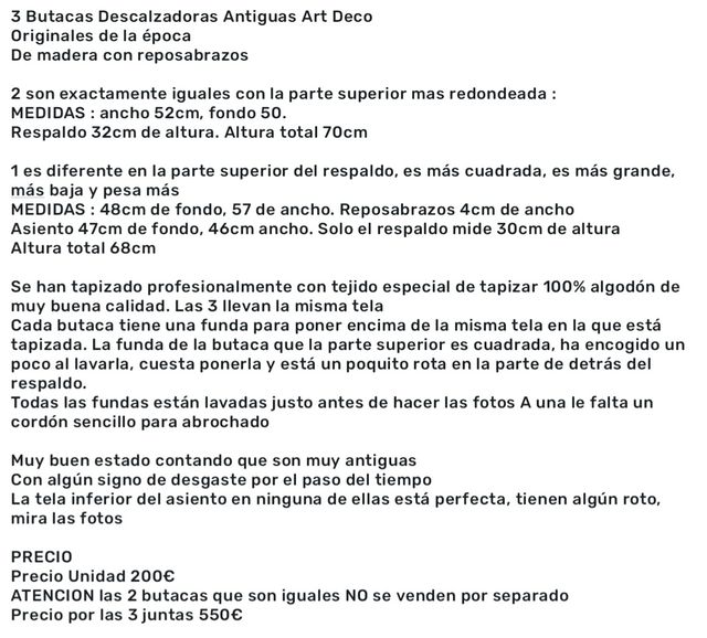 Descalzadora Antigua Artdeco