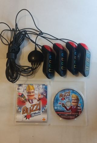 Juego buzz con mandos PS3