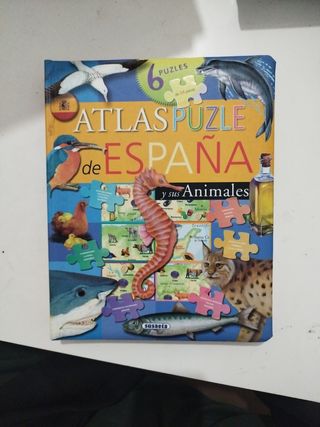 Atlas puzle de España y sus animales