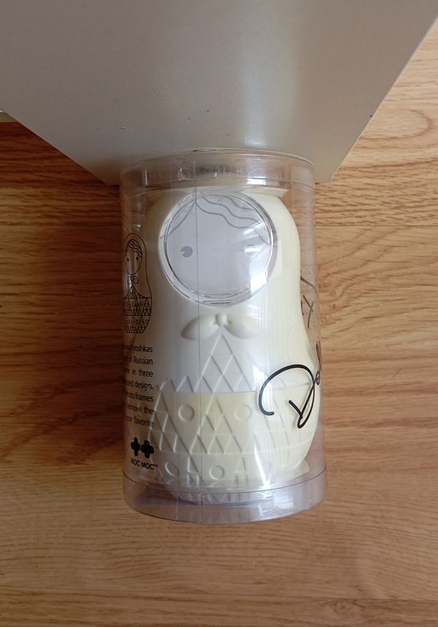 Muñeca Rusa,3 en 1,blanca,de Moc Moc,Nue