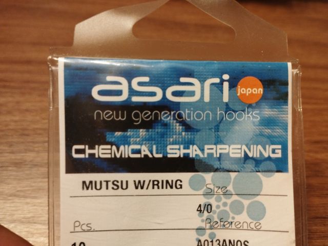 3 bolsitas anzuelos ASARI.