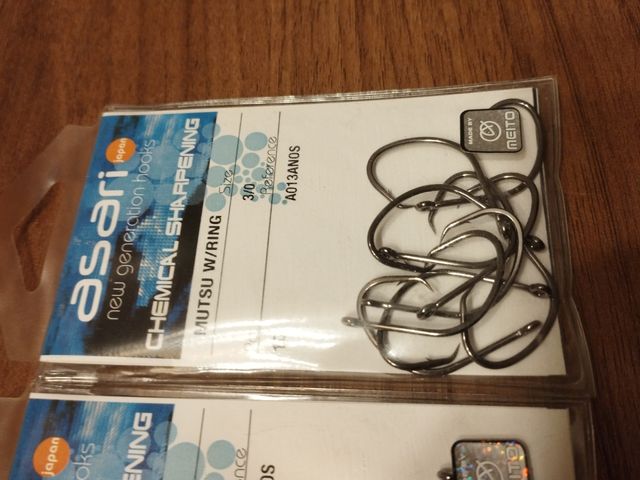 3 bolsitas Anzuelos ASARI