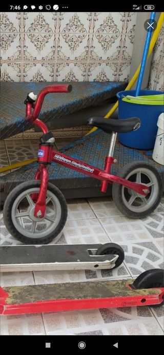 Bicicleta sin pedales