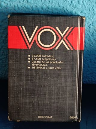 Diccionario Antiguo Vox