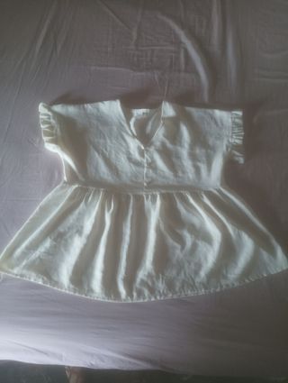 Blusa beige premamá 