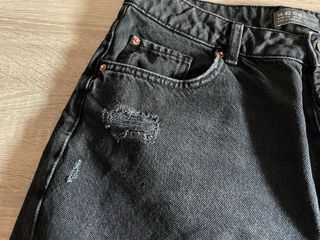 Vaqueros cortos negros