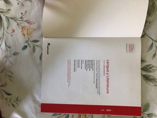 Lengua y literatura libro 1 ESO santillana