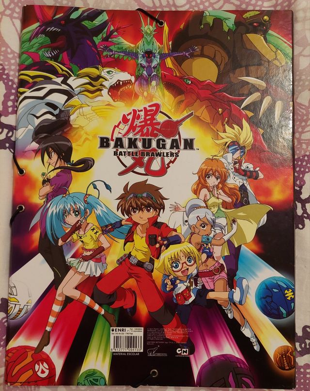 carpeta clasificador Bakugan