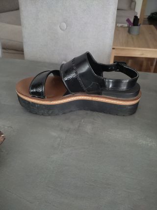 Sandalias zara negras
